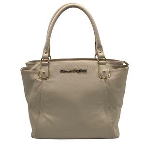 Carmen Steffens Beige Multipocket Tote Bag